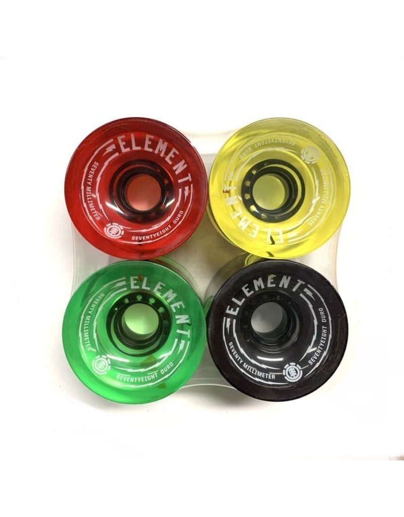 Element ELEMENT RASTA 70MM 78A MULTICOLORED WHEELS