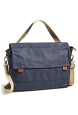 LINUS  SATCHEL NAVY LAPTOP BAG