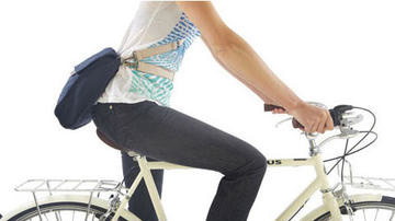 LINUS  SATCHEL NAVY LAPTOP BAG