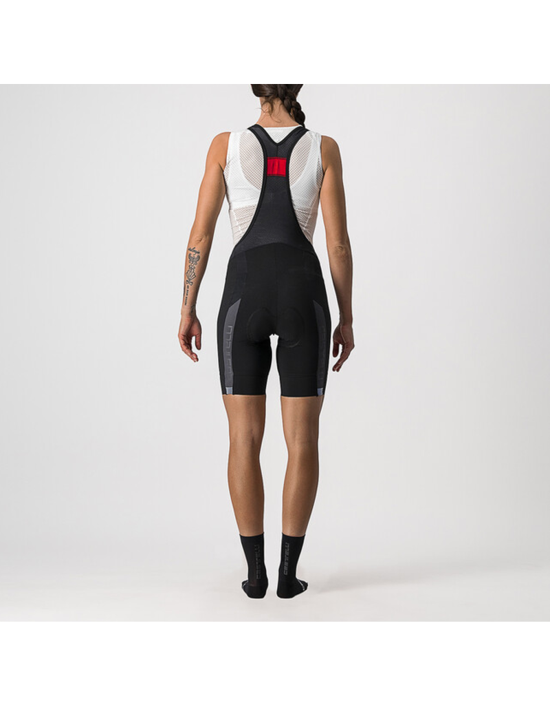 Castelli CASTELLI VELOCISSIMA 2 BIBSHORTS BLACK/DARK GRAY WOMEN'S