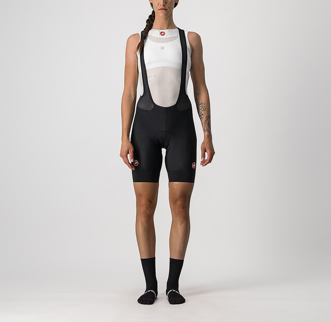 Castelli CASTELLI VELOCISSIMA 2 BIBSHORTS BLACK/DARK GRAY WOMEN'S