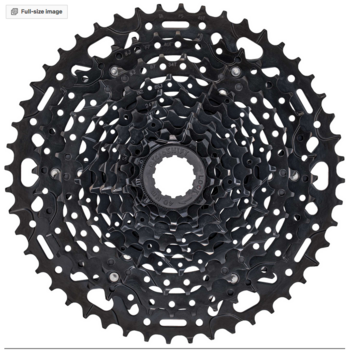 microSHIFT ADVENT X Cassette - 10 Speed, 11-48T, ED Black, CS-H104 Hardened Steel Cogs