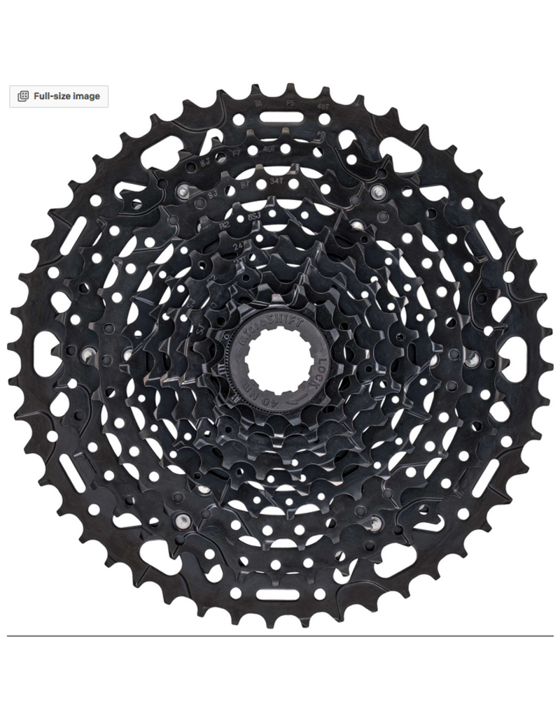 microSHIFT ADVENT X Cassette - 10 Speed, 11-48T, ED Black, CS-H104 Hardened Steel Cogs