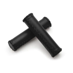 LINUS BLACK LEATHER HANDGRIPS