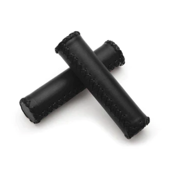 LINUS BLACK LEATHER HANDGRIPS