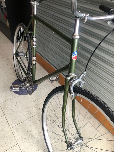Refurbished Bike Glider Coaster Brake Green 22"