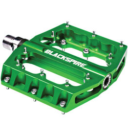 BLACKSPIRE SUB 420 MTB FLATS GREEN PEDALS