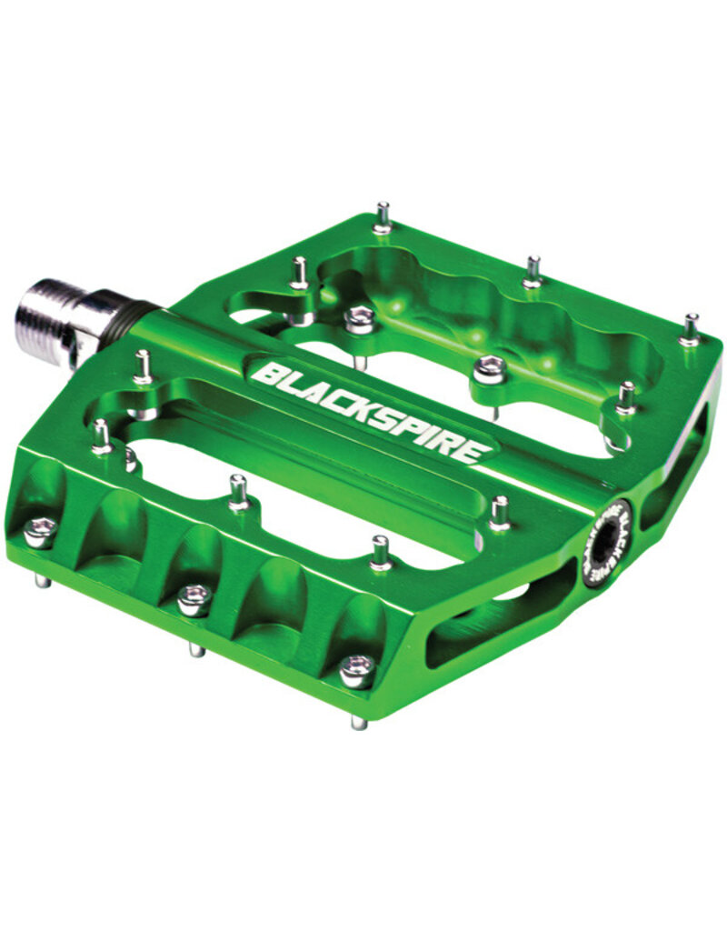 BLACKSPIRE SUB 420 MTB FLATS GREEN PEDALS