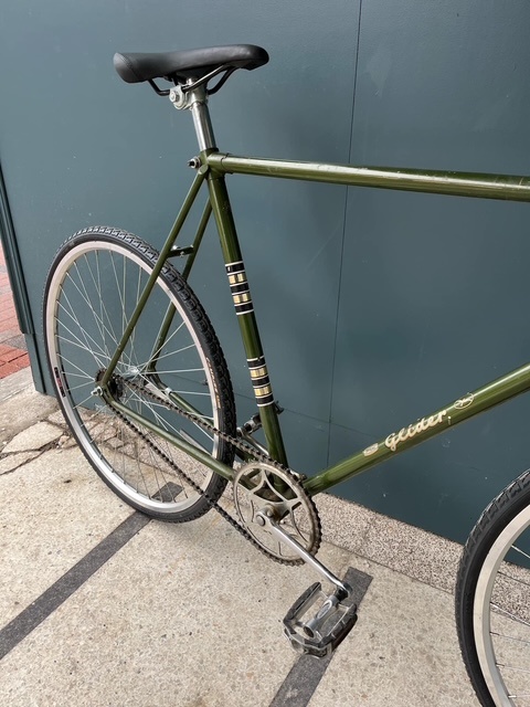 Refurbished Bike Glider Coaster Brake Green 22"