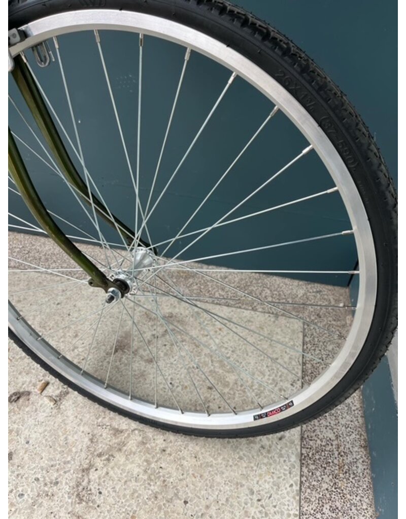 Refurbished Bike Glider Coaster Brake Green 22"