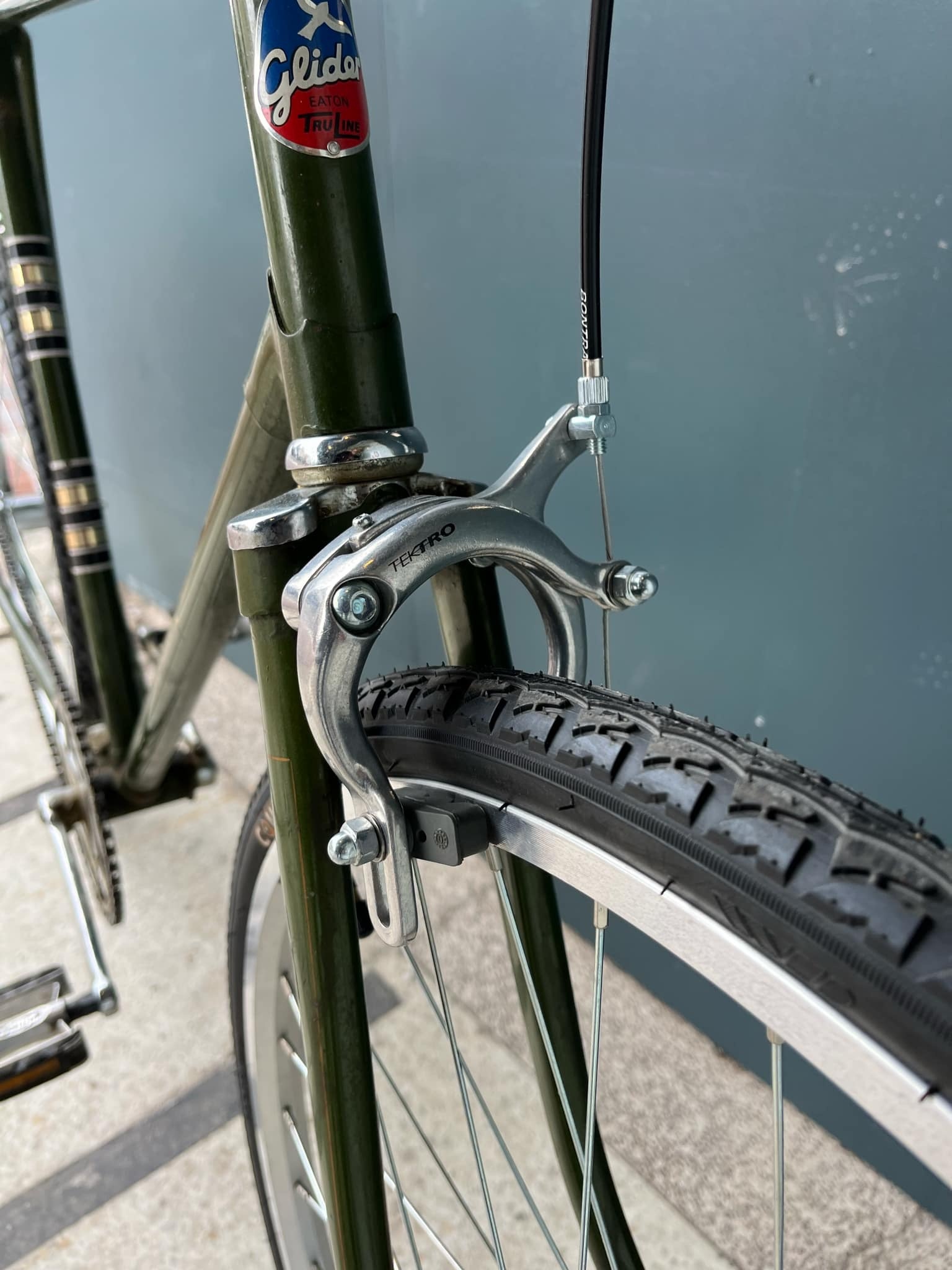 Refurbished Bike Glider Coaster Brake Green 22"