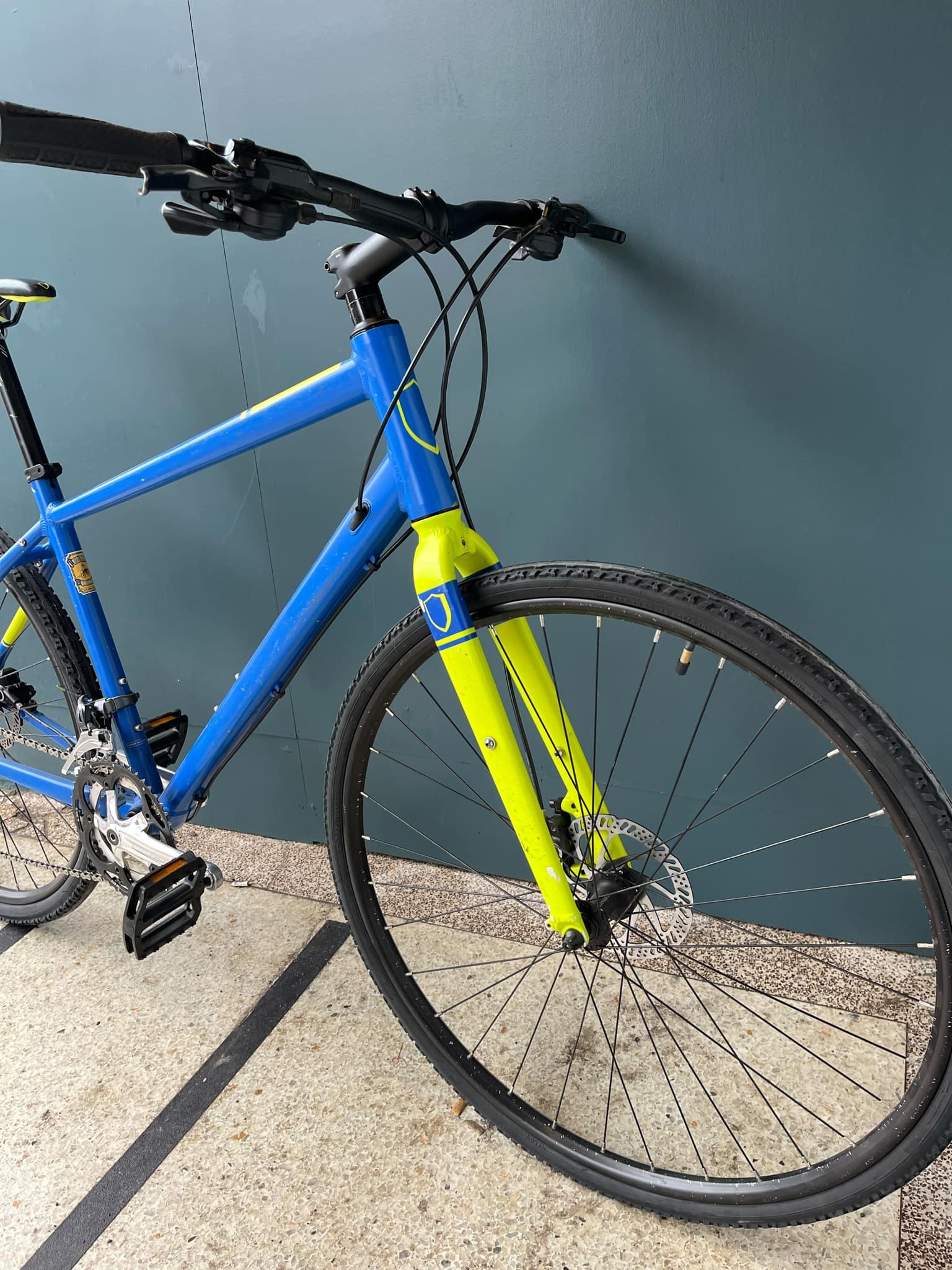 Refurbished Norco Indie 3 Blue and Yellow Large