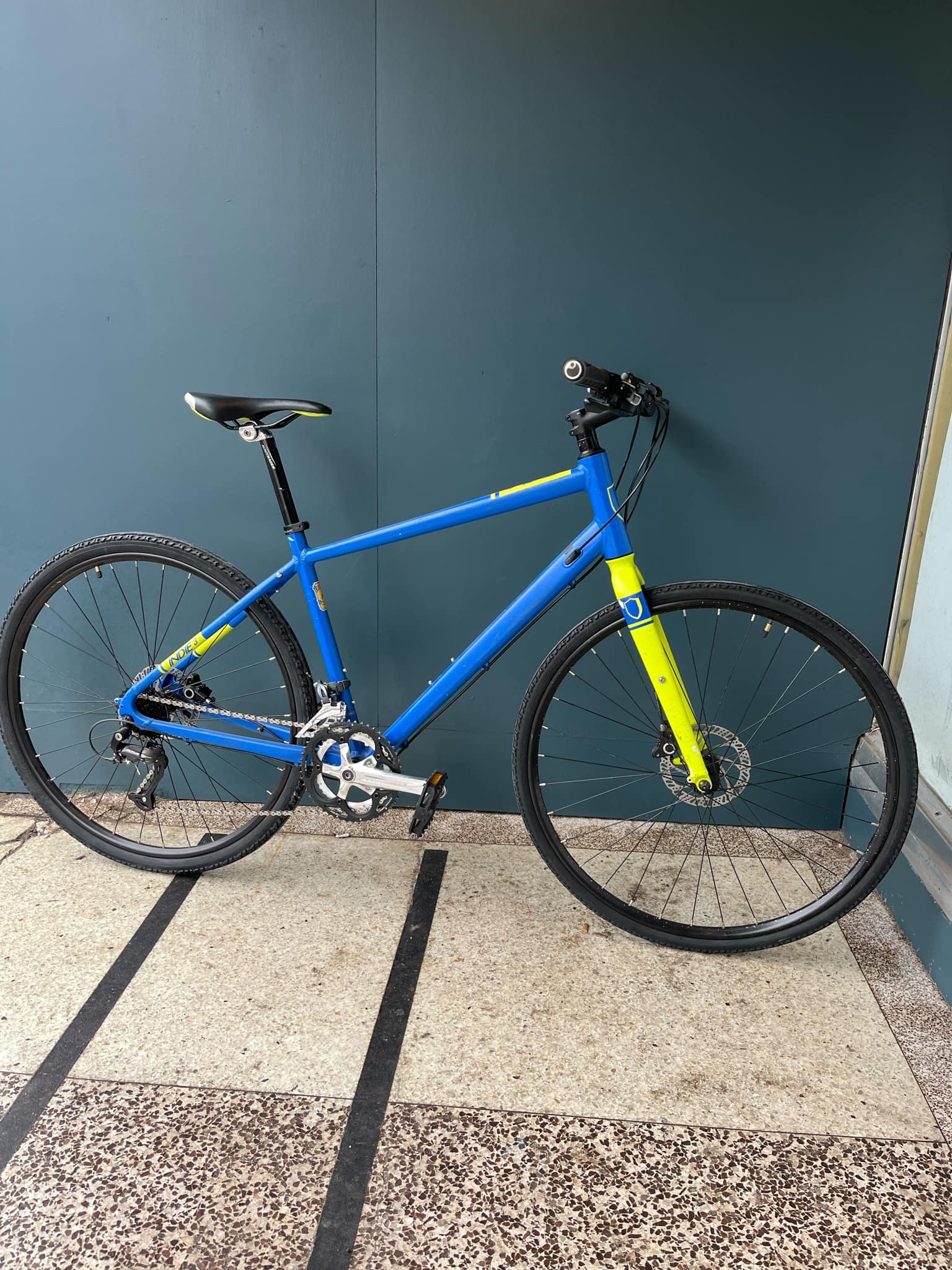 Refurbished Norco Indie 3 Blue and Yellow Large