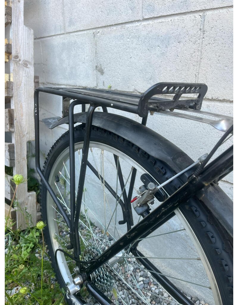 Refurbished Trek Mountain Track 830 Black 18" M With Clip On fenders and Rack!