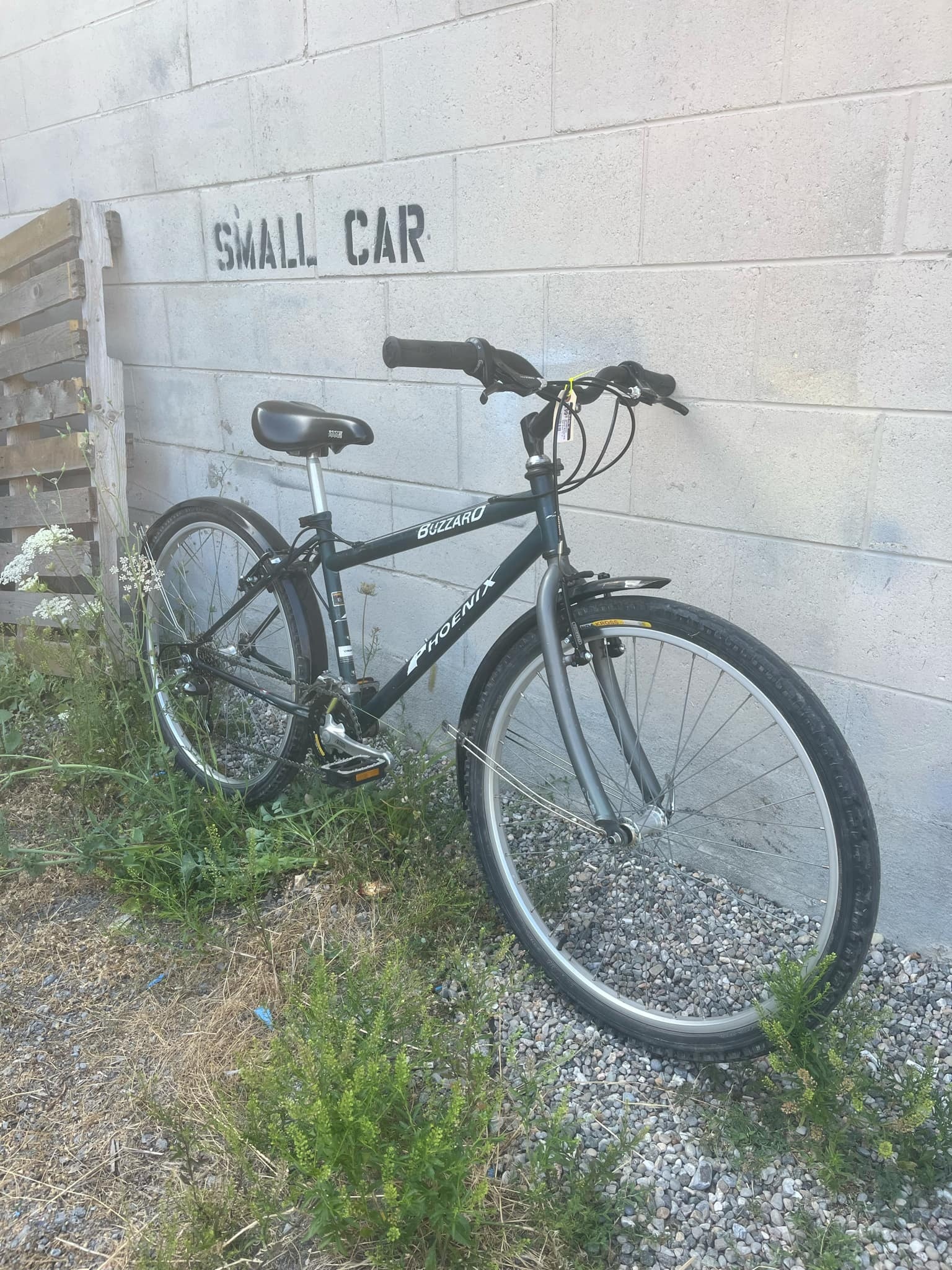 REFURBISHED Phoenix Buzzard MTB Dark Green 14" w/ Fenders.