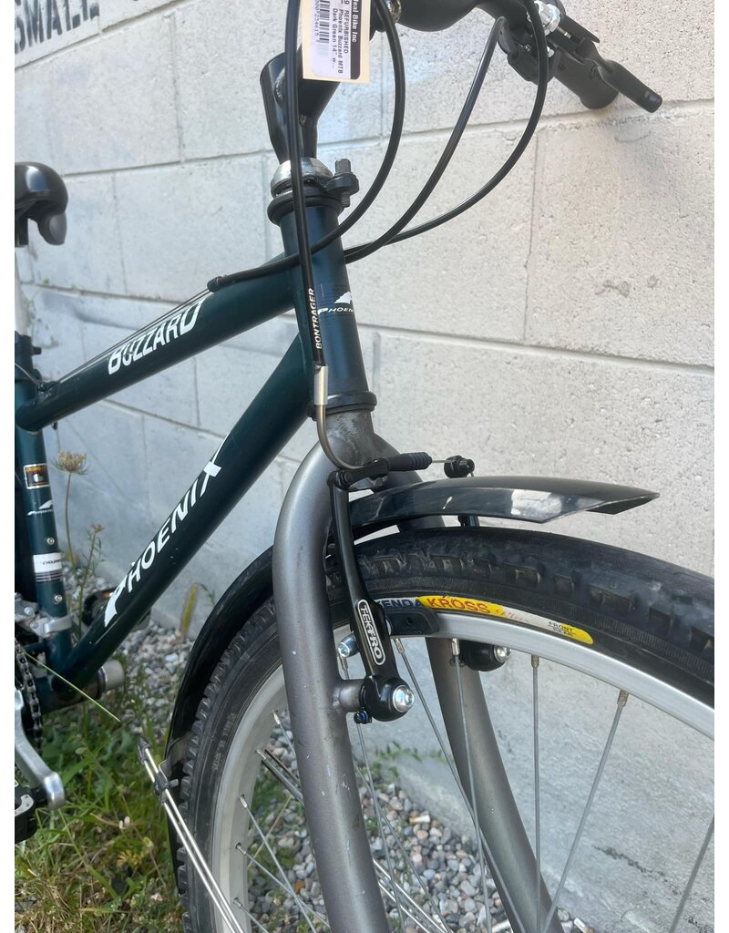 REFURBISHED Phoenix Buzzard MTB Dark Green 14" w/ Fenders.