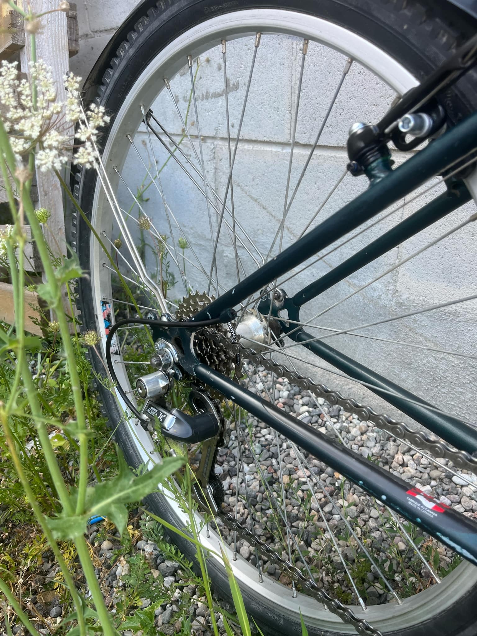 REFURBISHED Phoenix Buzzard MTB Dark Green 14" w/ Fenders.