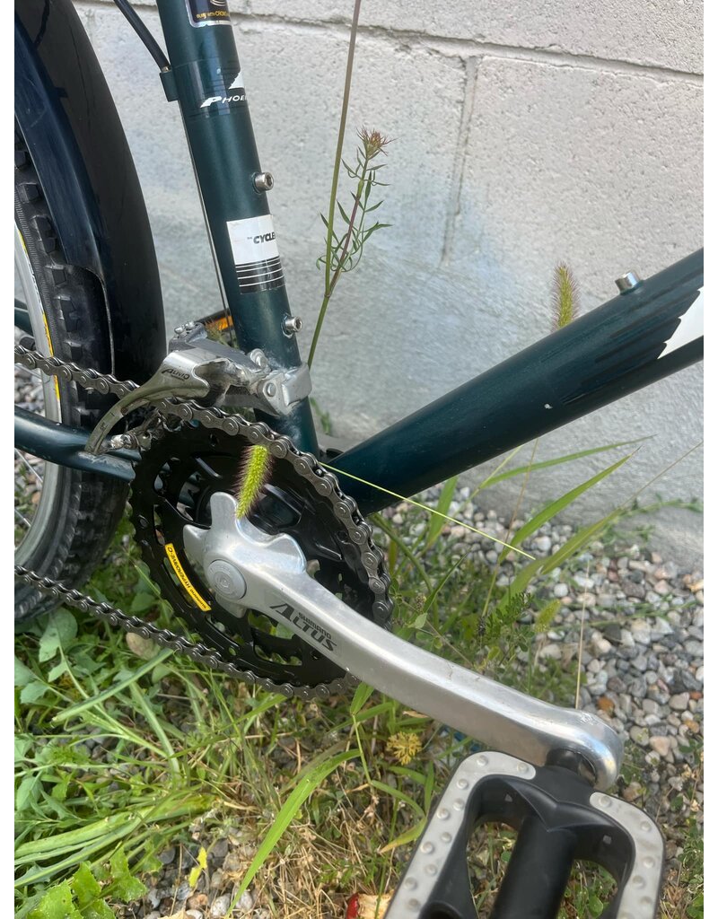 REFURBISHED Phoenix Buzzard MTB Dark Green 14" w/ Fenders.