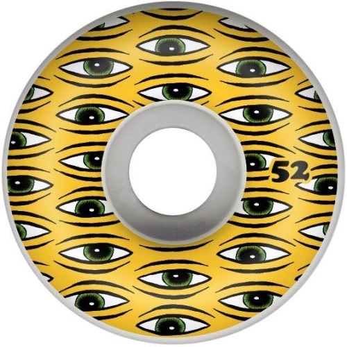 Toy Machine Wheels - ALL SEEING Yellow (52) /set
