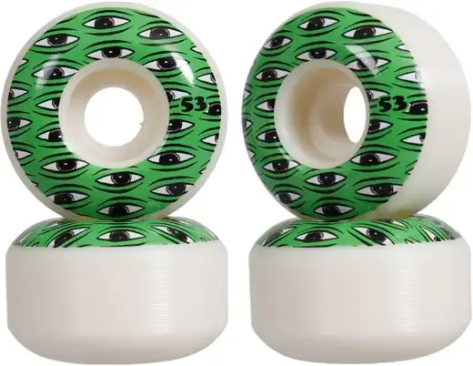 Toy Machine Wheels - ALL SEEING Green (53) /set