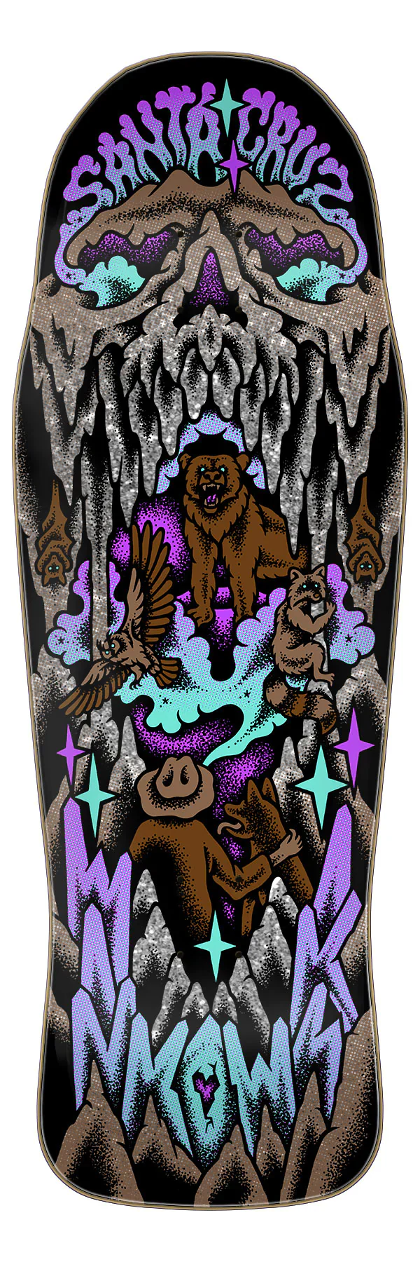 SANTA CRUZ SHAPED DECK WINKOWSKI CRYSTAL CAVE 10.34x30.54