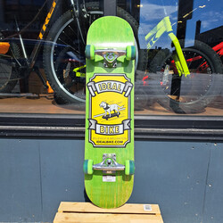 IDEAL BIKE IN HOUSE Custom Complete 7.75 Green - Mini Logo Trucks Slime Ball Wheels