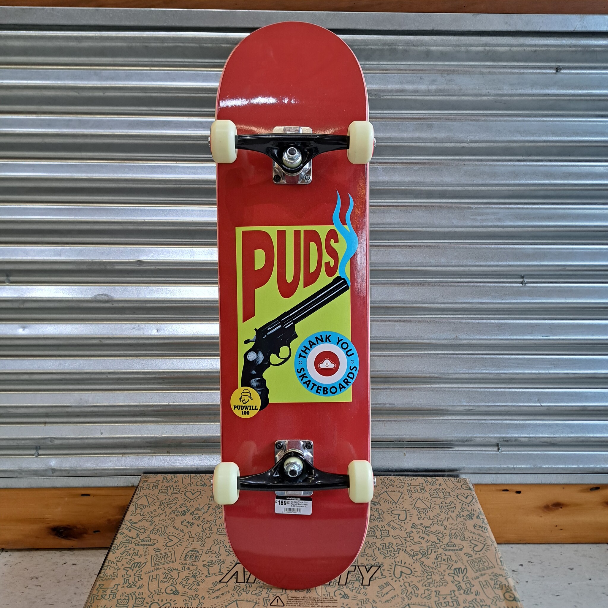 Custom Thank You Pudwill Pudkowski 8.38 Complete Bones Wheels, Mini logo Trucks