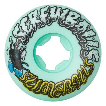 Slime Balls Skateboard Wheels - Screwballs 53mm 99A Green