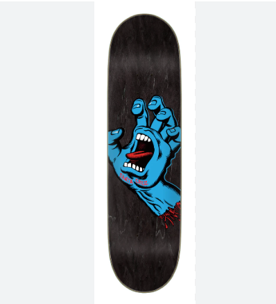 Santa Cruz Skateboard Deck Screaming Hand 8.6