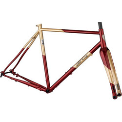 All-City Cosmic Stallion Frameset - 700c, Steel, Currant and Cream, 55cm