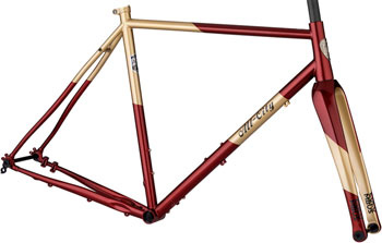 All-City Cosmic Stallion Frameset - 700c, Steel, Currant and Cream, 55cm