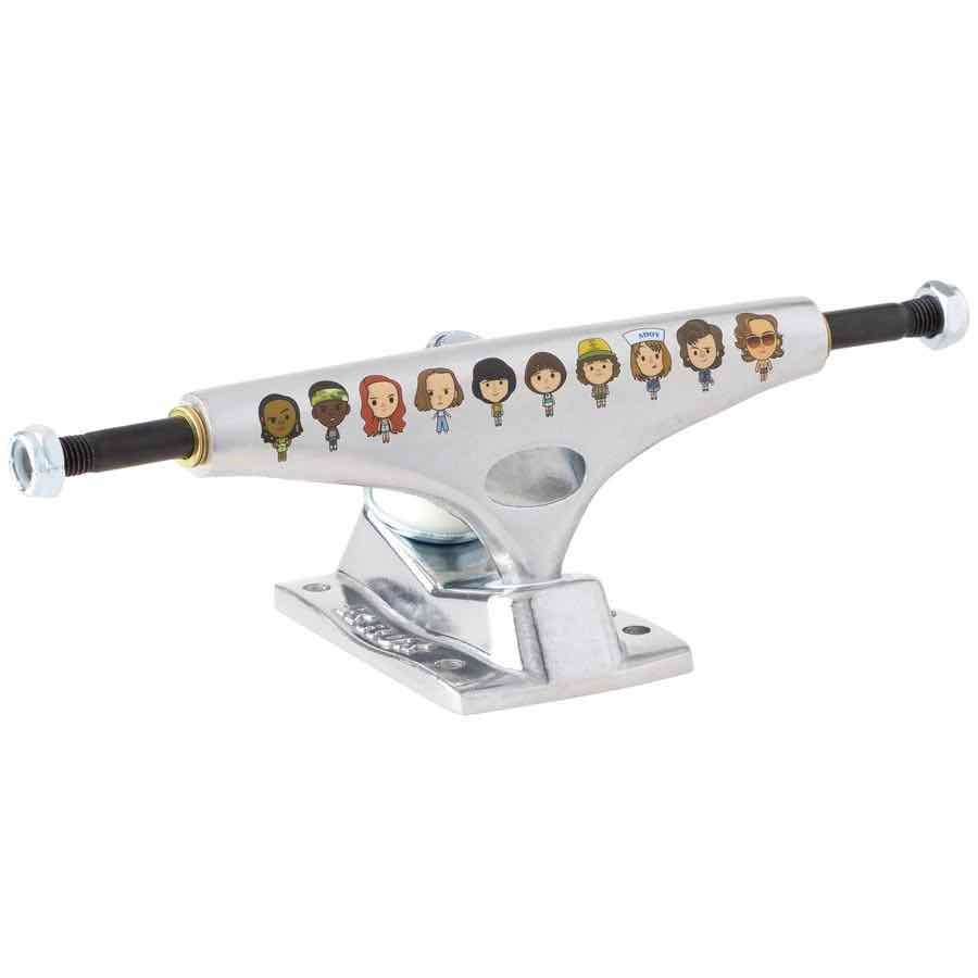 KRUX K5 8.25 Polished Stranger Things Crew Silver Standard Skateboard Trucks set/2