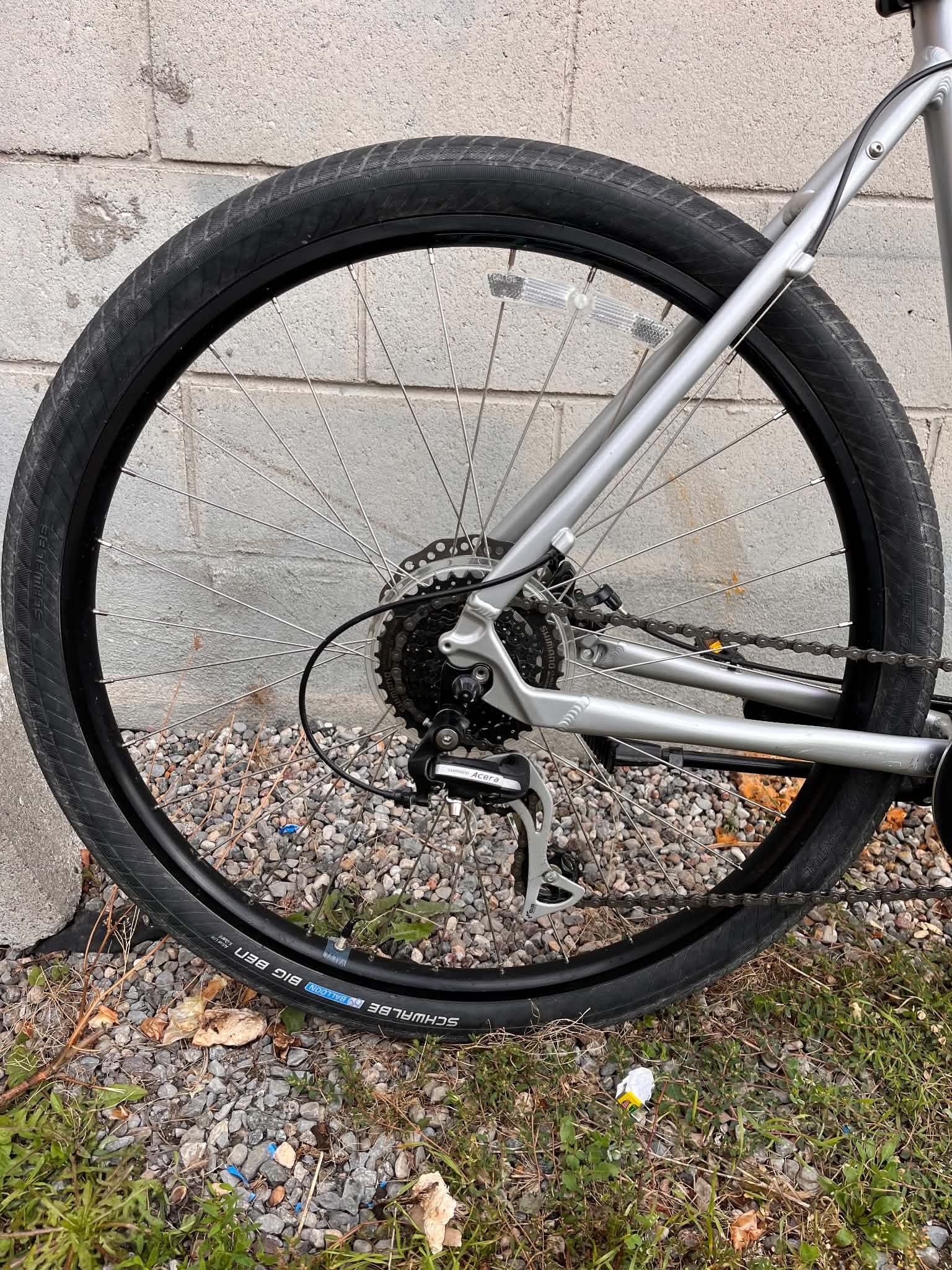 Refurbished Raleigh Redux Silver L ( 20")  650B