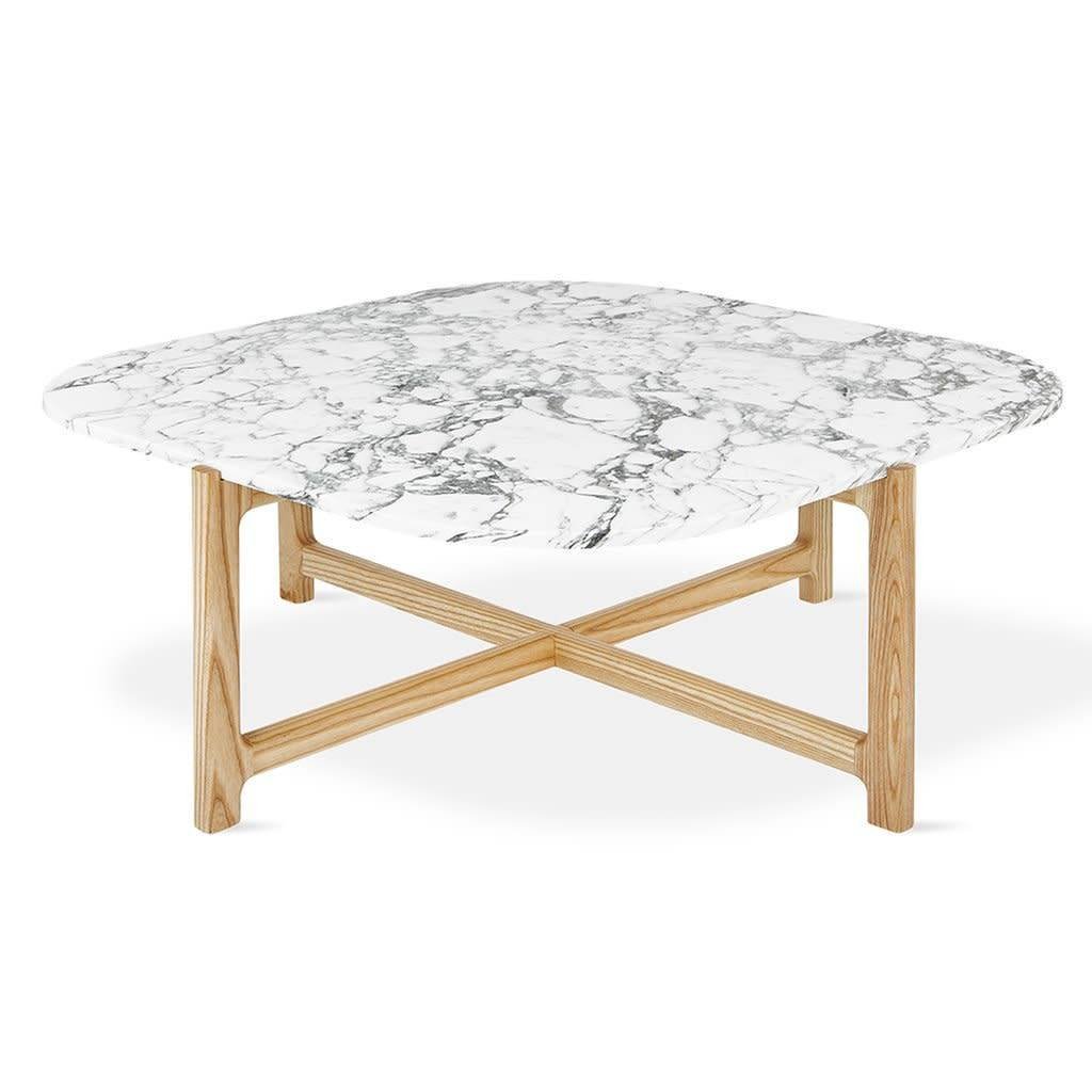 Gus Quarry Coffee Table Bianca Marble Gus Modern Quarry Coffee Table Bianca Marble
