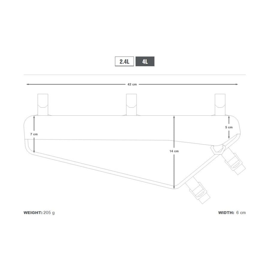 Apidura Apidura Race Series Frame Pack