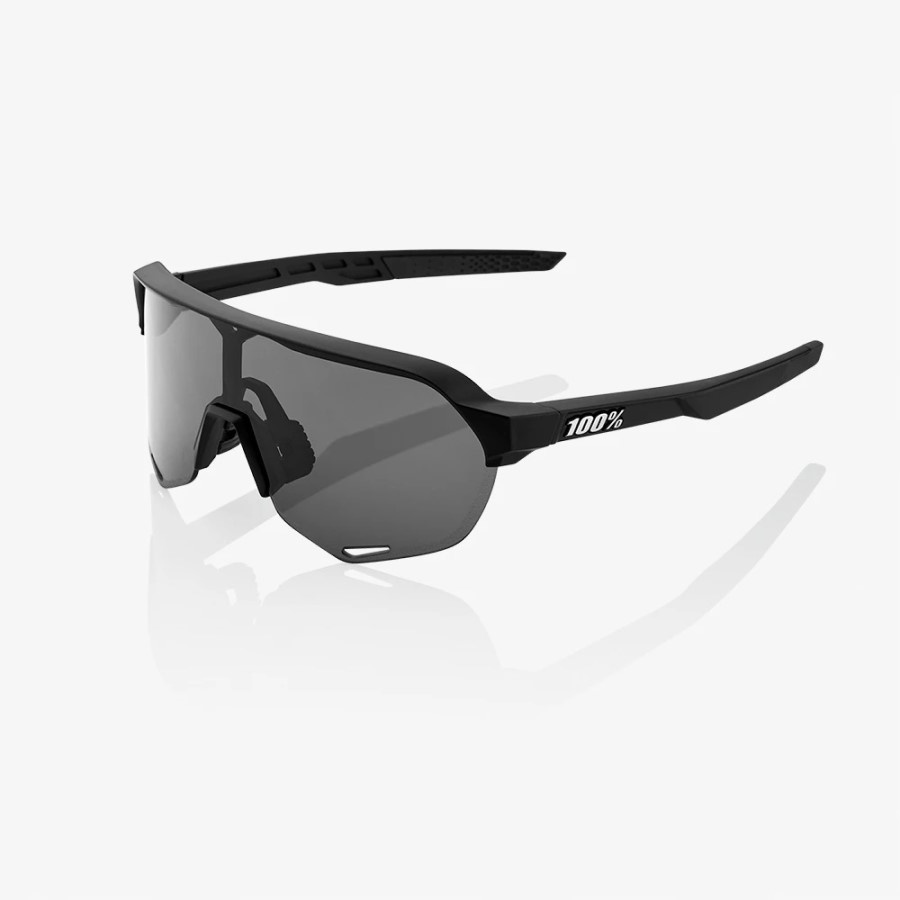 100% S2 Sport Performance Cycling Sunglasses (Soft Tact Black