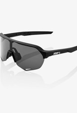 100 Percent 100 Percent S2 Sunglasses  Soft Tact Black Smoke Lens