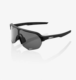 100 Percent 100 Percent S2 Sunglasses  Soft Tact Black Smoke Lens