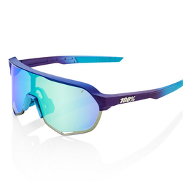 100 Percent 100 Percent S2 Sunglasses  Matte Metallic Blue Topaz Mirror Lens