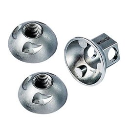 Pinhead Solid Axle 9mm Lock Nuts with Key /pair
