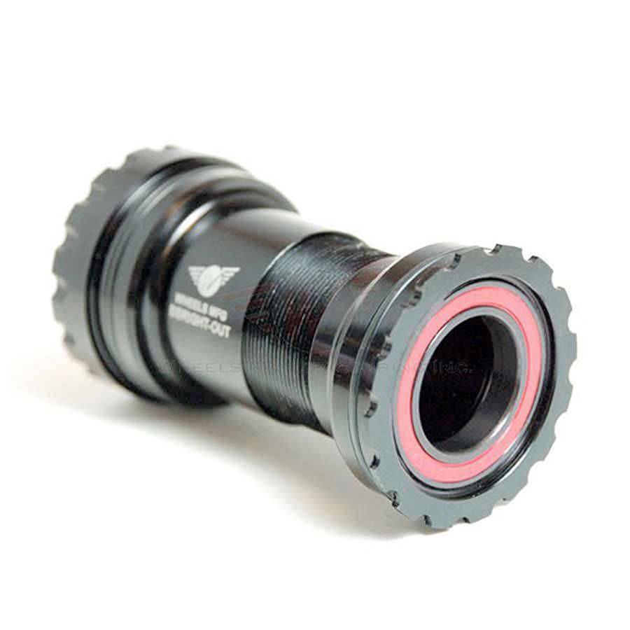 Wheels Manufacturing Wheels Manufacturing BBRight to 24mm BB Shell: 79mm x 46mm Conversion Bottom Bracket ABEC-5 (BBRIGHT-OUT-3)