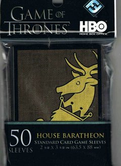 HBO GAME OF THRONES-CARD SLEEVE - HOUSE BARATHEON