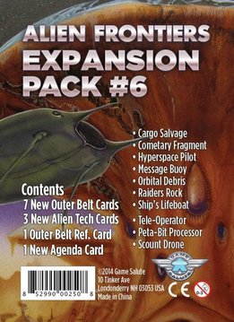 ALIEN FRONTIERS EXPANSION PACK #6