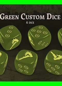 Black Plague: Green Horde KS Edition: Green Custom Dice