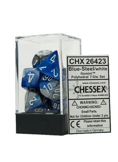 26423 Gemini 7-Die Set Blue-Steel/White