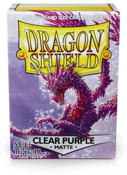 Sleeves: Dragon Shield Matte - Clear Purple