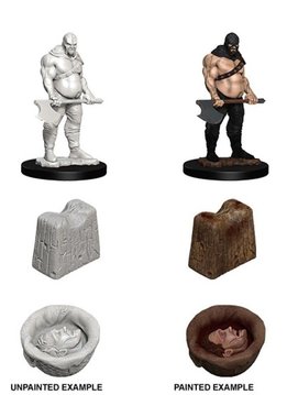 Unpainted Minis - Executioner and Block