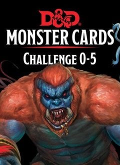 D&D Monster Cards Challenge 0-5