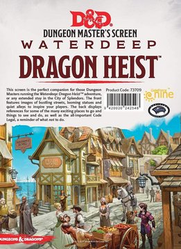 D&D DM Screen Waterdeep Dragon Heist