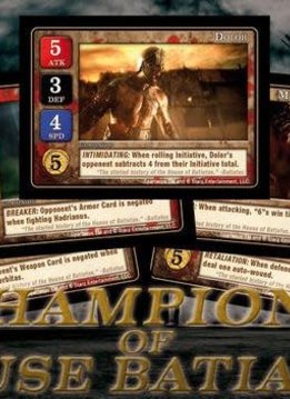 Spartacus: Champions of House Batiatus Card Set